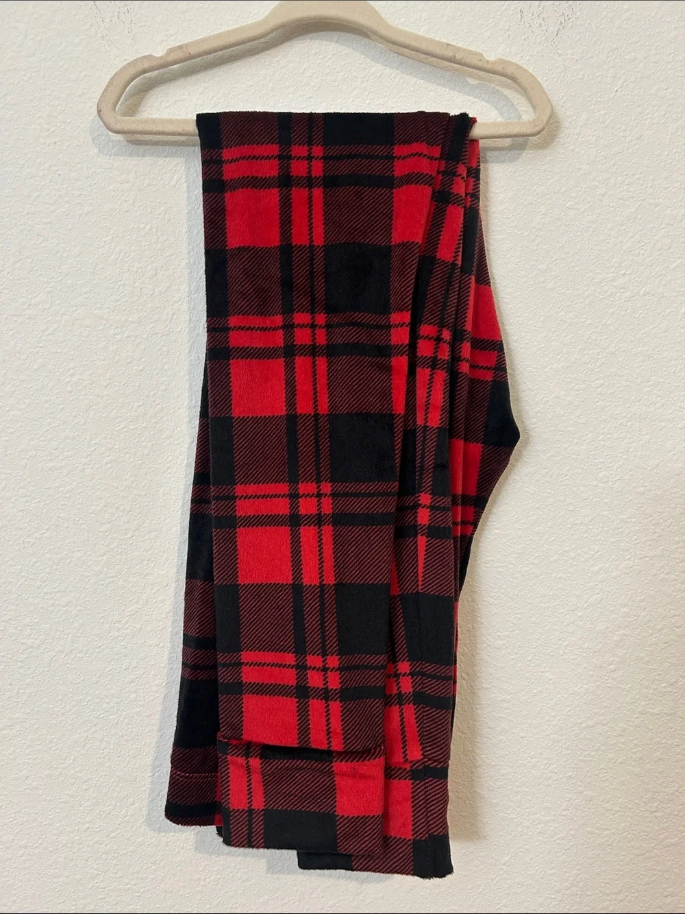 Cat & Jack Red and Black Plaid Long-Sleeve Top